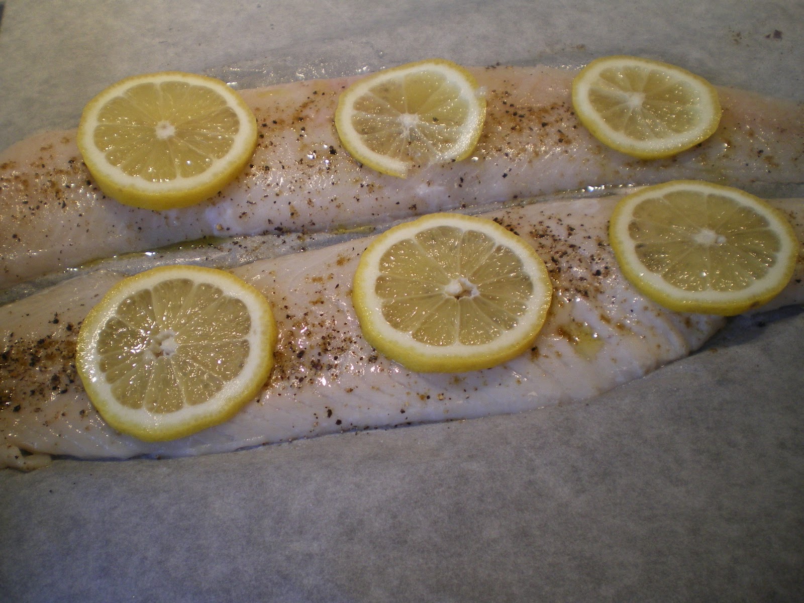 Shelly's Kitchen Sea Bass Baked in Parchment Paper