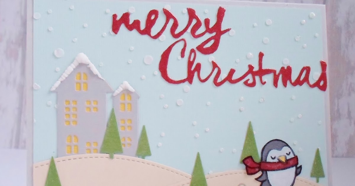 RWKrafts Solid Cardstock Christmas Card Day 11