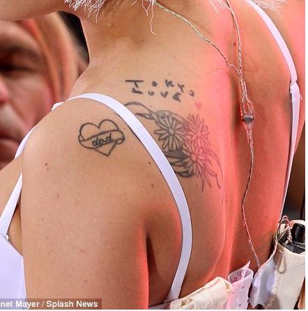 lady gaga born this way tattoo man. The Born This Way singer has