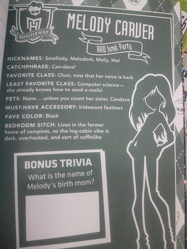 melody carver monster high