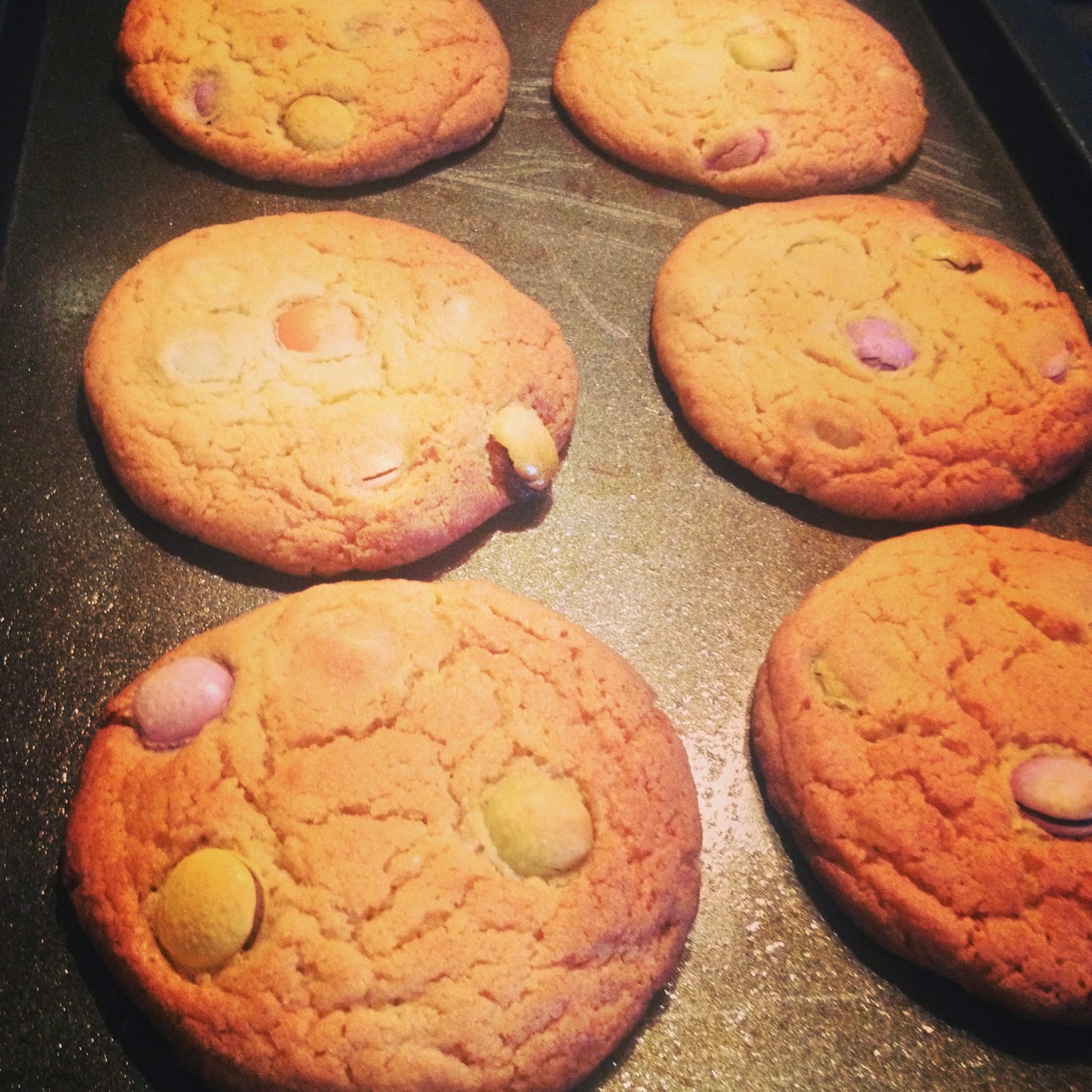 My Own Bake Off Smarties cookies