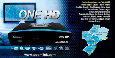 Tocomsat Atualizacao do receptor Tocomsat Net One HD V