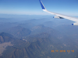 Landing in Imphal.One of the most beautiful mountain views.
