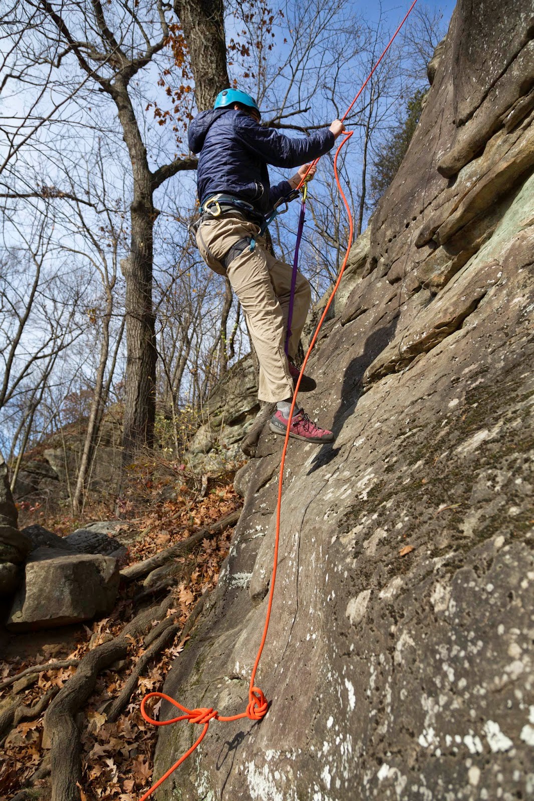 American Alpine Institute Climbing Blog Counter Ascending a Rope to