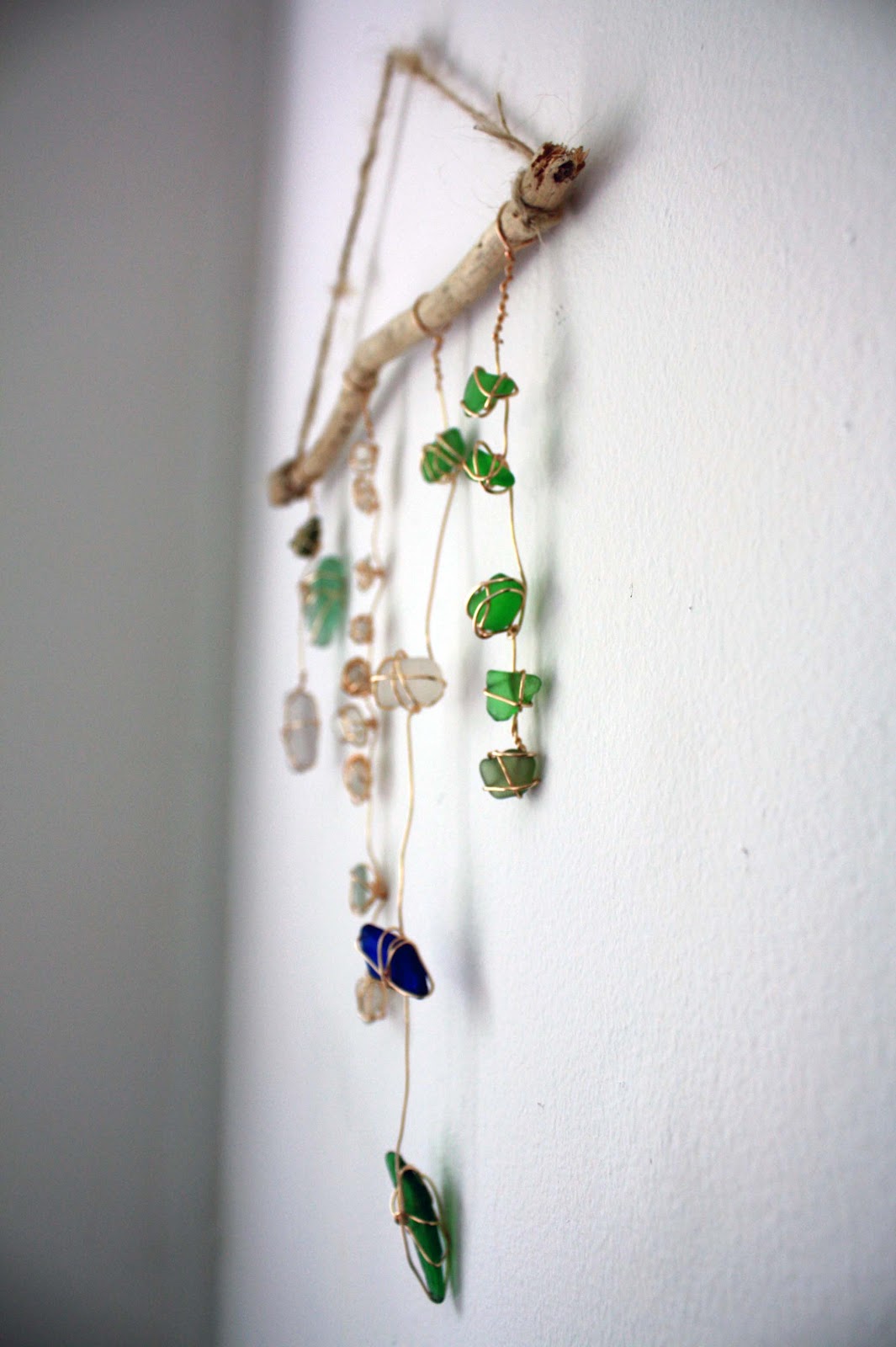 Visibly Moved Sea Glass Wall Hanging