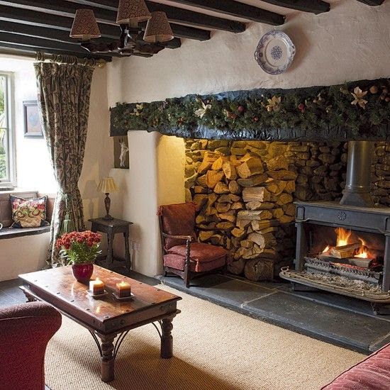 20 ideas de decoración de salas rústicas en fotos