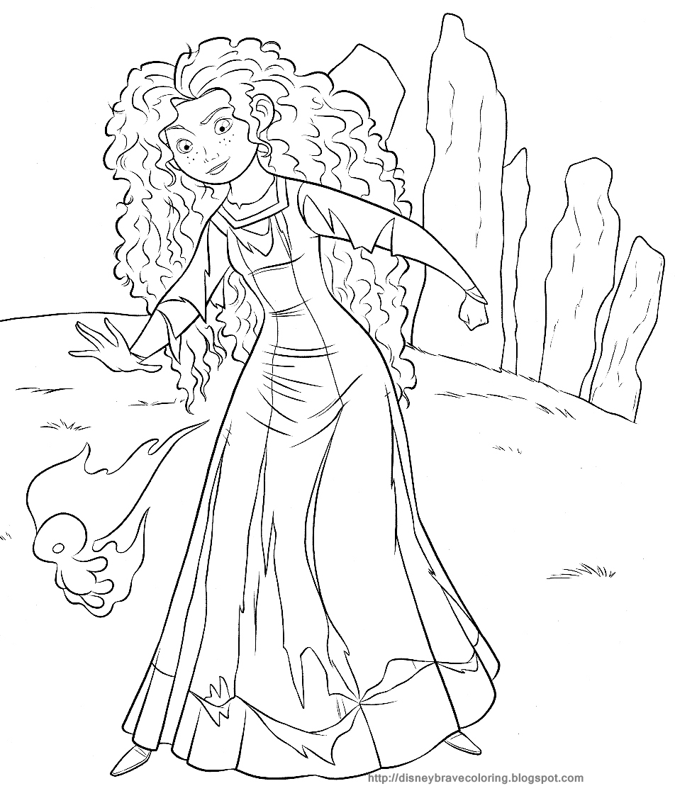 Brave Coloring Page Brave Coloring Page