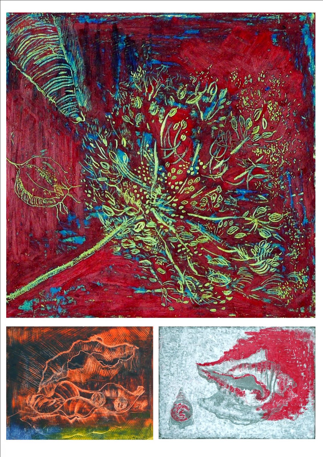 Sgraffito with Oil Pastel Jo Hall