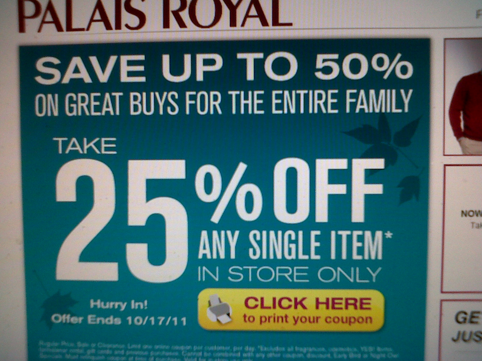 It's just an image of Inventive Palais Royal Printable Coupons It's just a photo of Inventive Palais Royal Printable Coupons