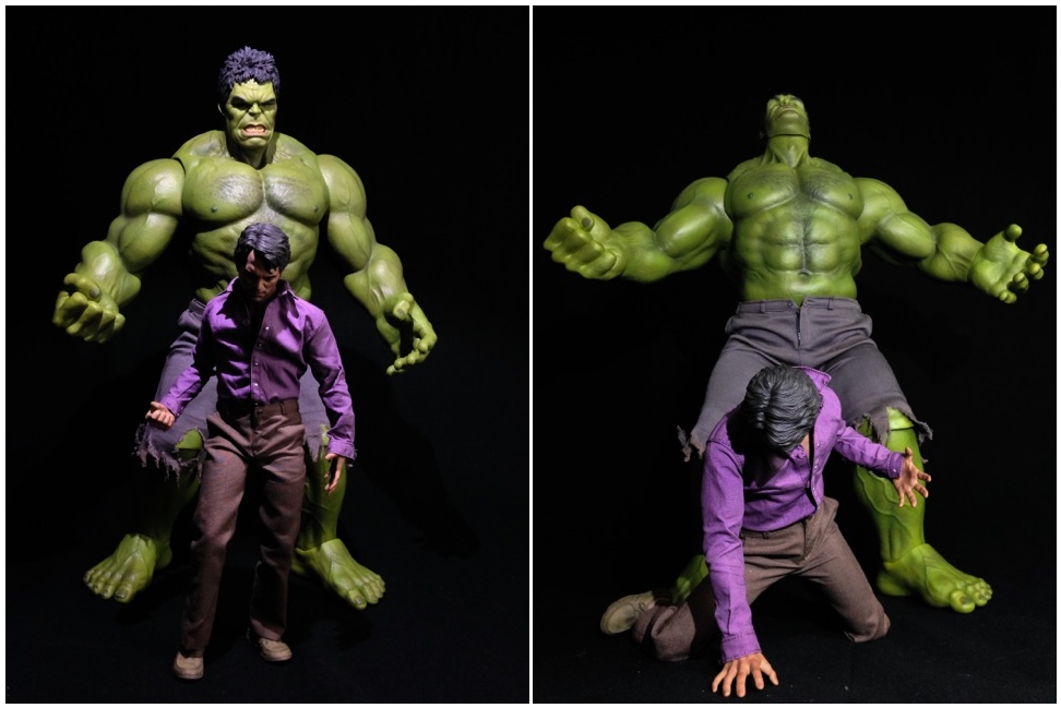 hot toys bruce banner and hulk