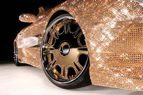 Diamond Covered Mercedes Benz