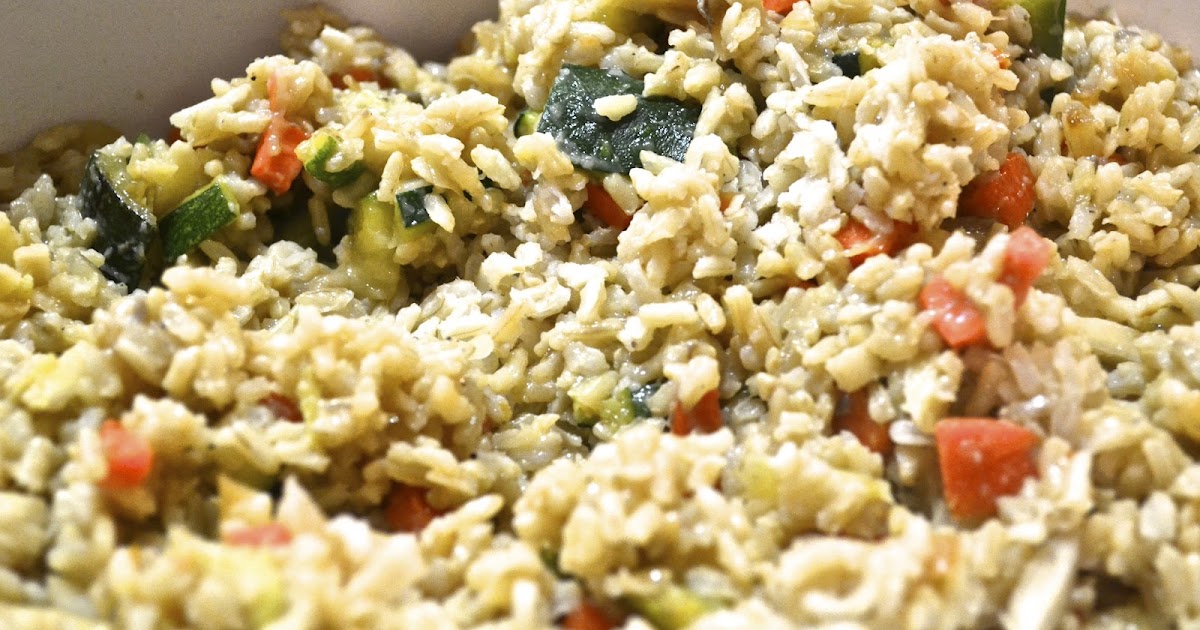 "Pointless" Meals Brown Rice and Zucchini Pilaf