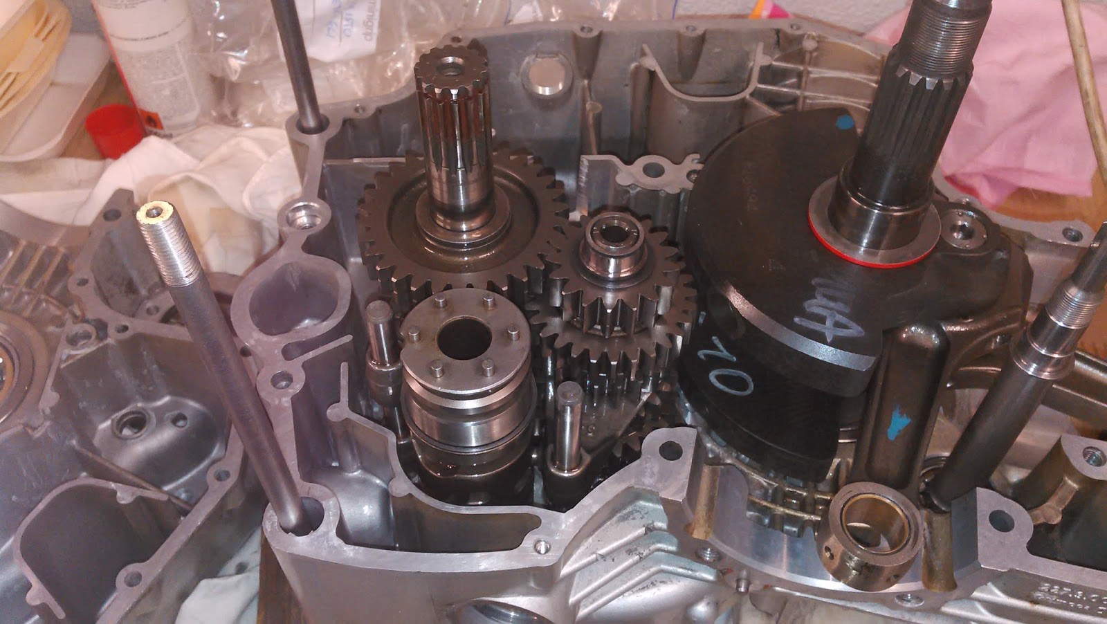 Ducati engine rebuild project April 2014
