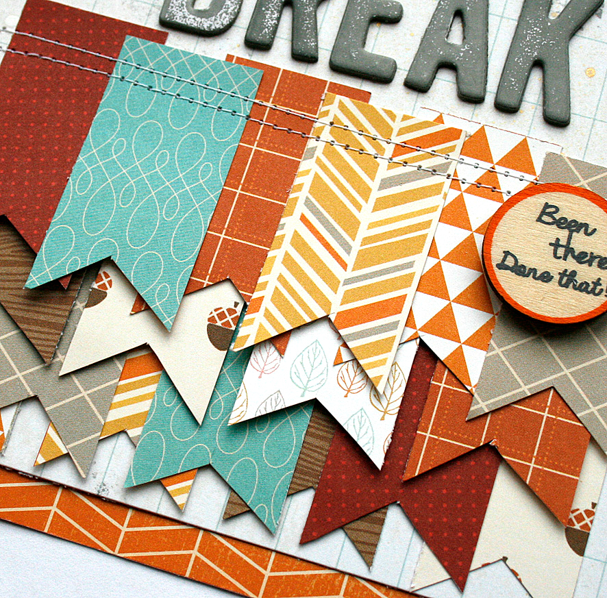 creating {non}sense Beautiful Banners Scrapbook Magazine UK issue 88