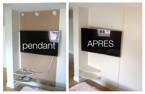 Comment installer une télé au mur sans voir les fils ?