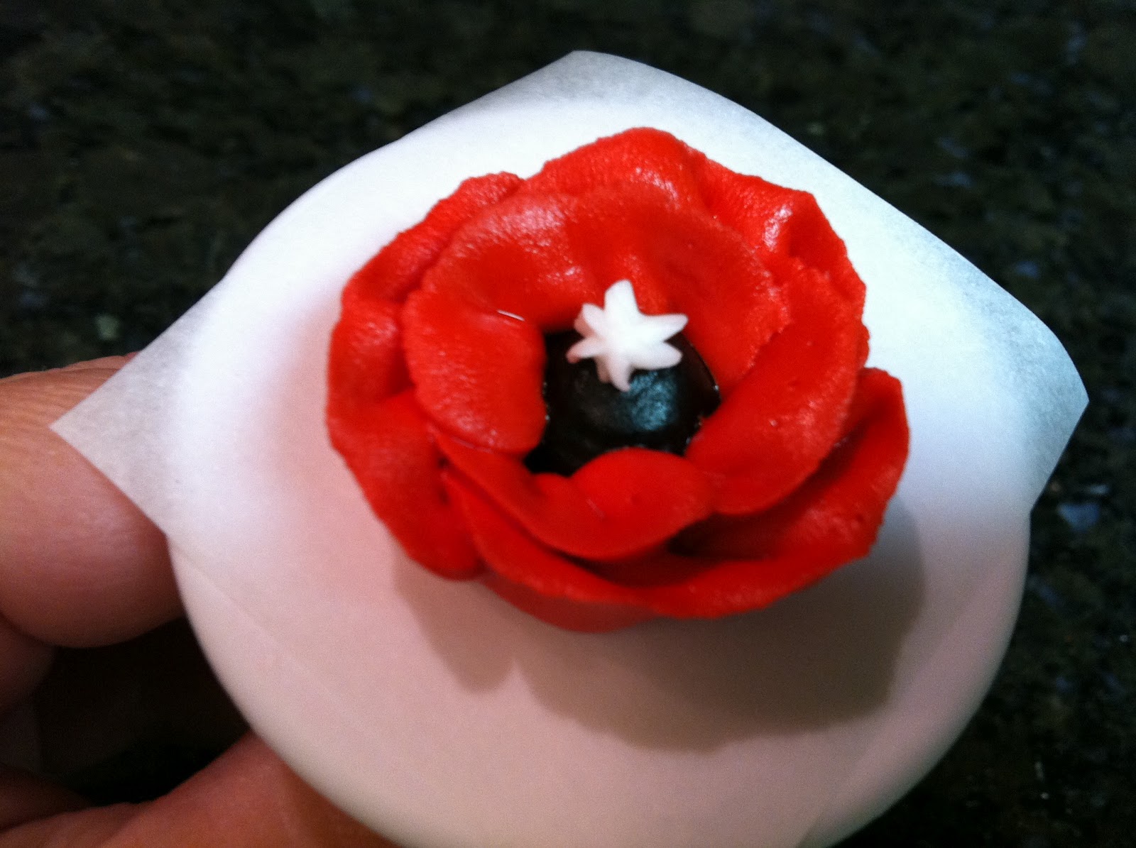 The Iced Queen Royal Icing Remembrance Poppy