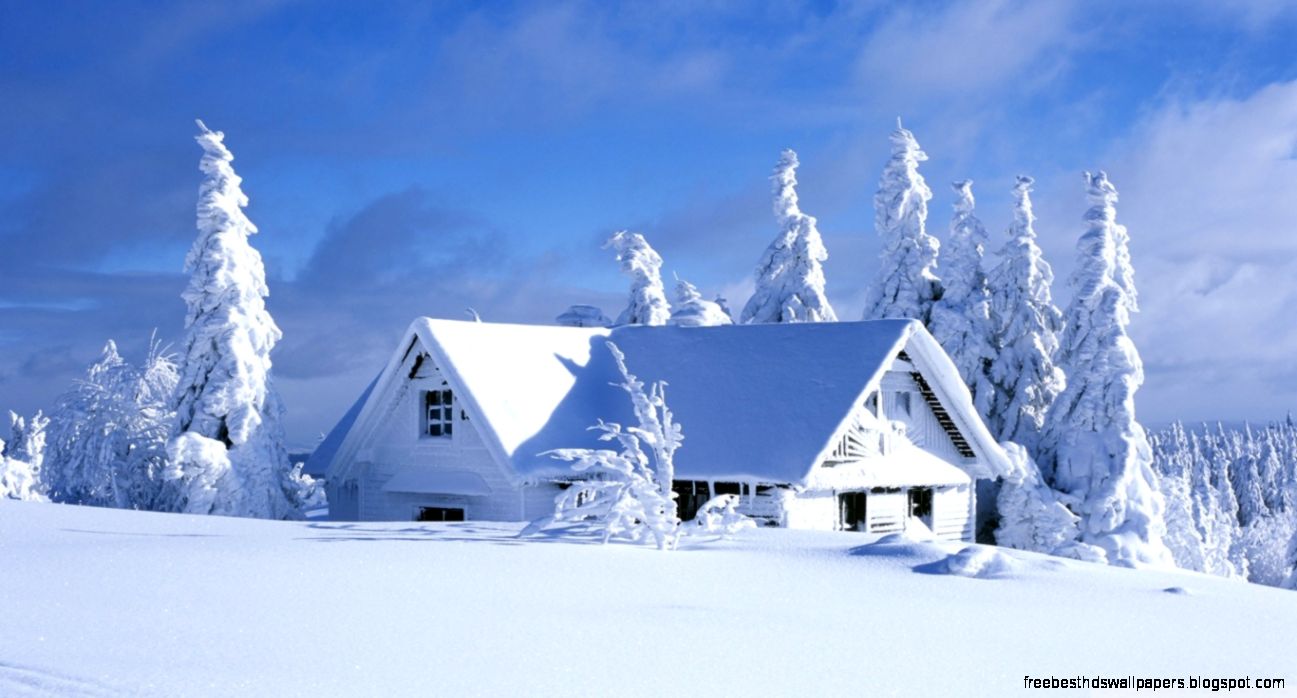 Mountain Chalet Covered With Snow HD desktop wallpaper High Mountain Chalet Covered With Snow HD desktop wallpaper High