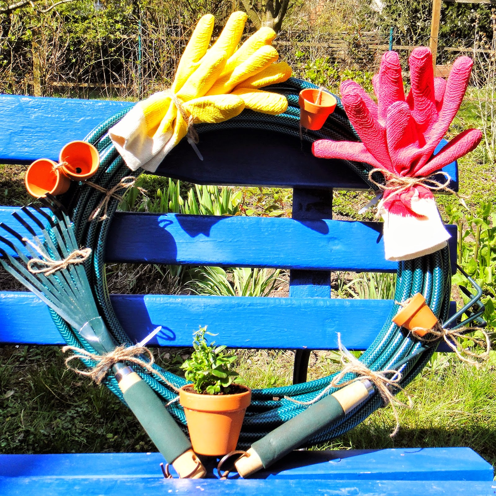 Ines Felix Kreatives zum Nachmachen GartenschlauchTürkranz