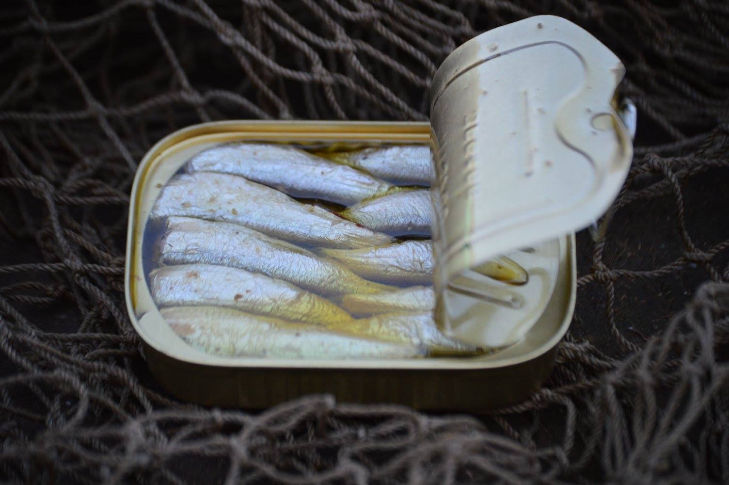 Mouth Full of Sardines Vintage King Oscar