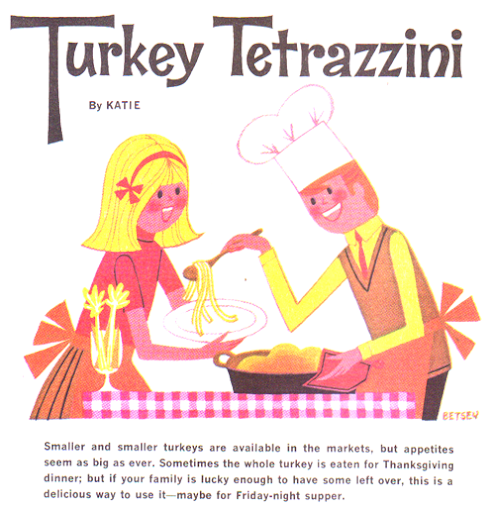 Mod and Mint Vintage Recipe: Leftover Thanksgiving Turkey Tetrazzini Casserole Mod and Mint Vintage Recipe: Leftover Thanksgiving Turkey Tetrazzini Casserole