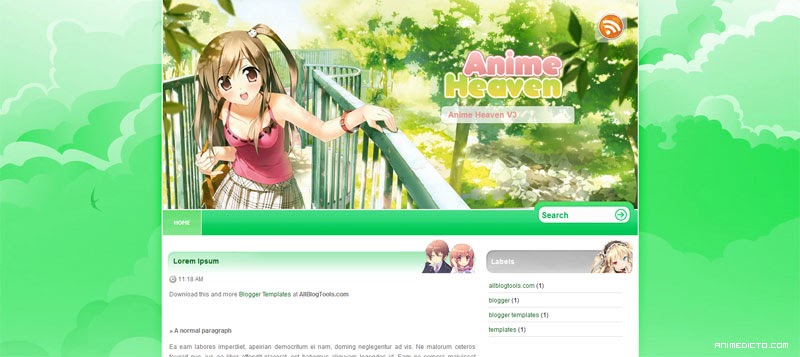AnimeenDirecto: Anime Template ~ Anime Heaven v3
