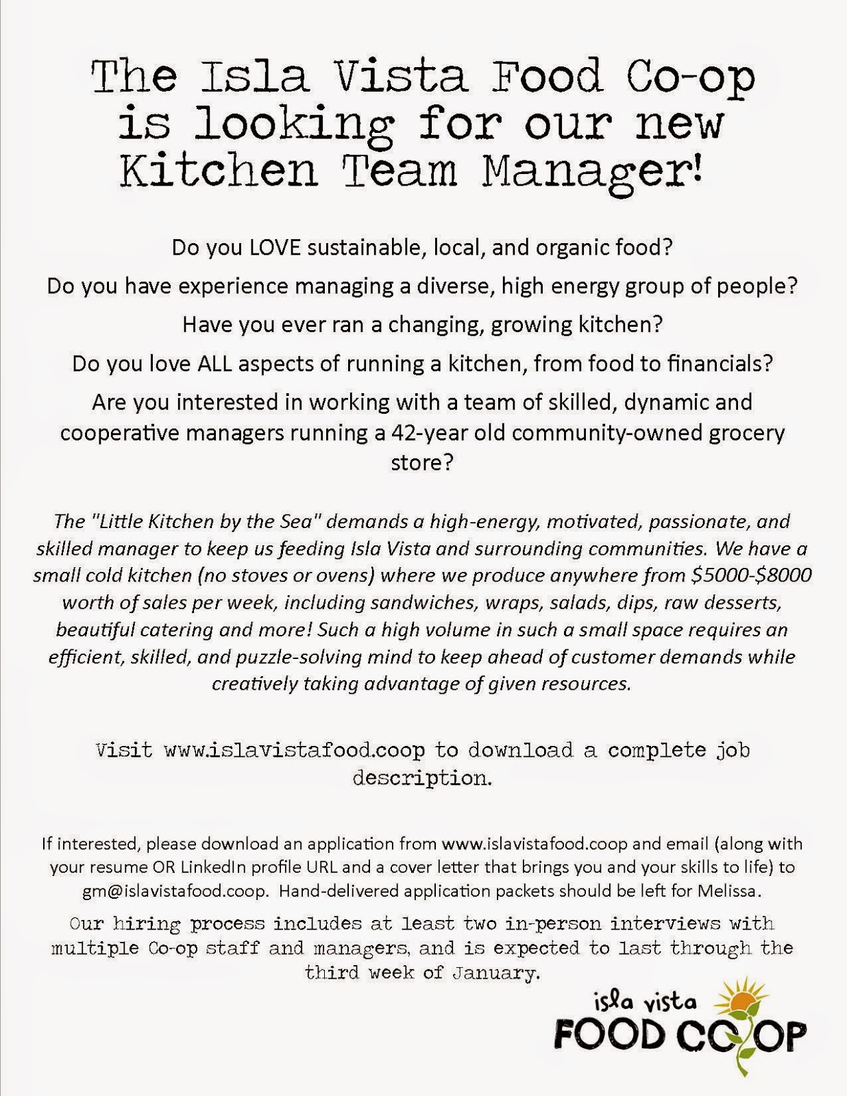 15 Cover Letter For Kitchen Manager