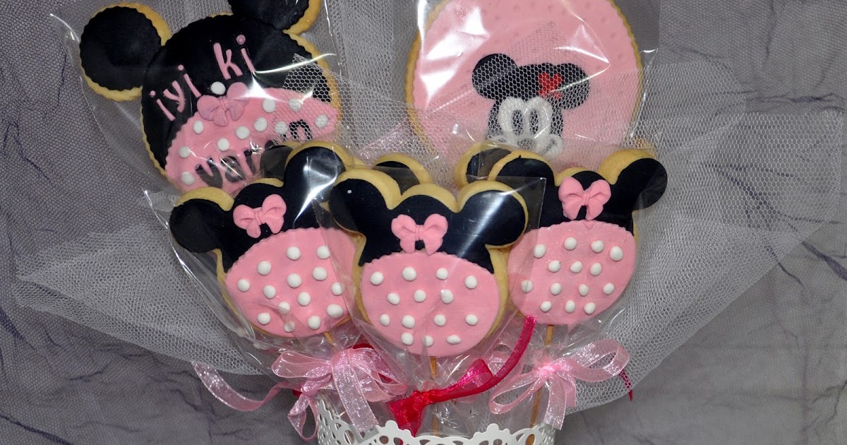 Lezzet Duragi Minnie Mouse Kurabiye