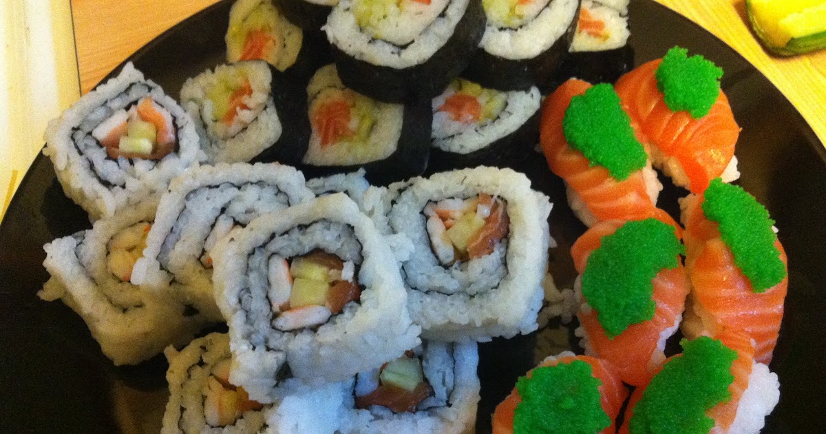 Matloggen Hjemmelaget sushi Oppskrift