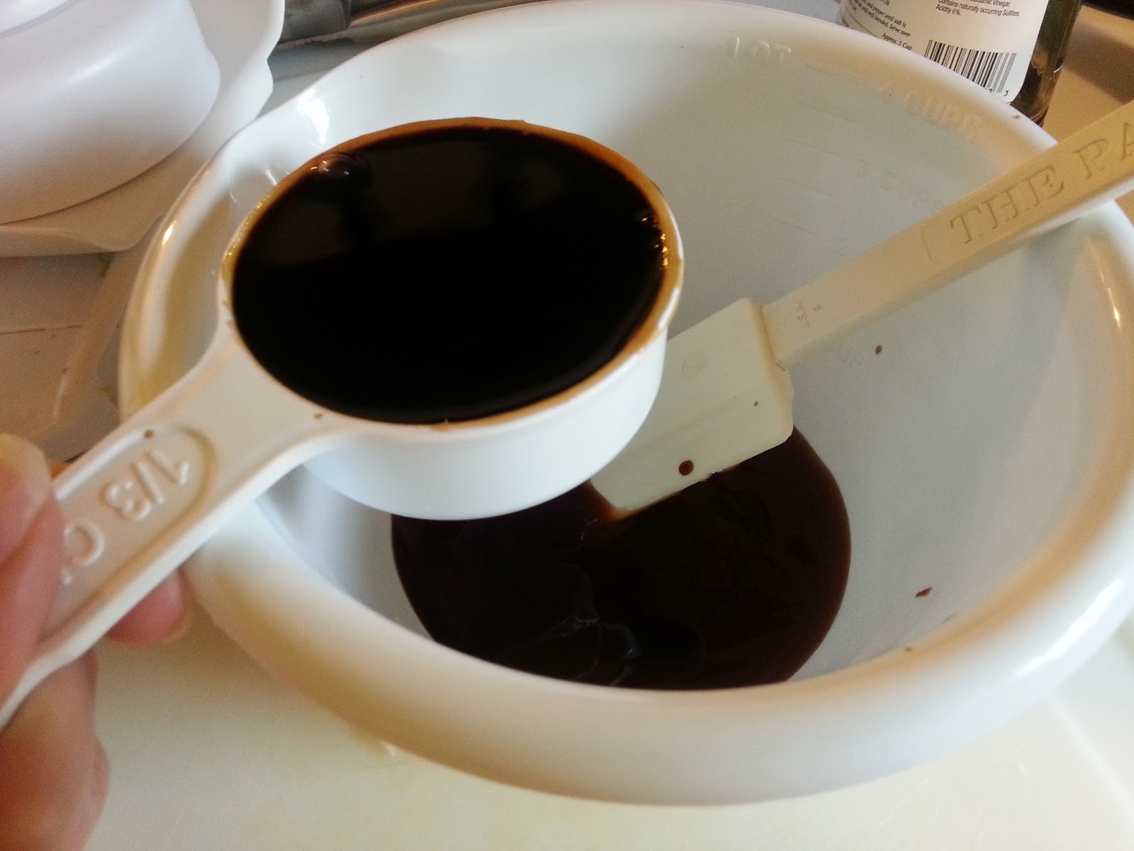 That's 'licious, Mommy! Barbecue Vinaigrette Spinach Salad