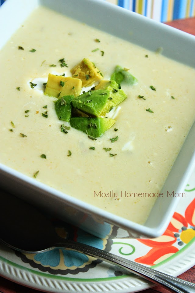 Green Enchilada Chicken Soup Mostly Homemade Mom