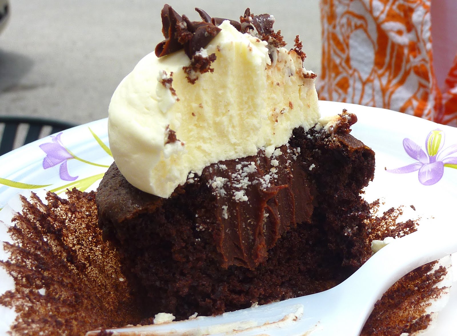 Noelle's Bake Shoppe and Cupcakery's Chocolate Eclair Cupcake
