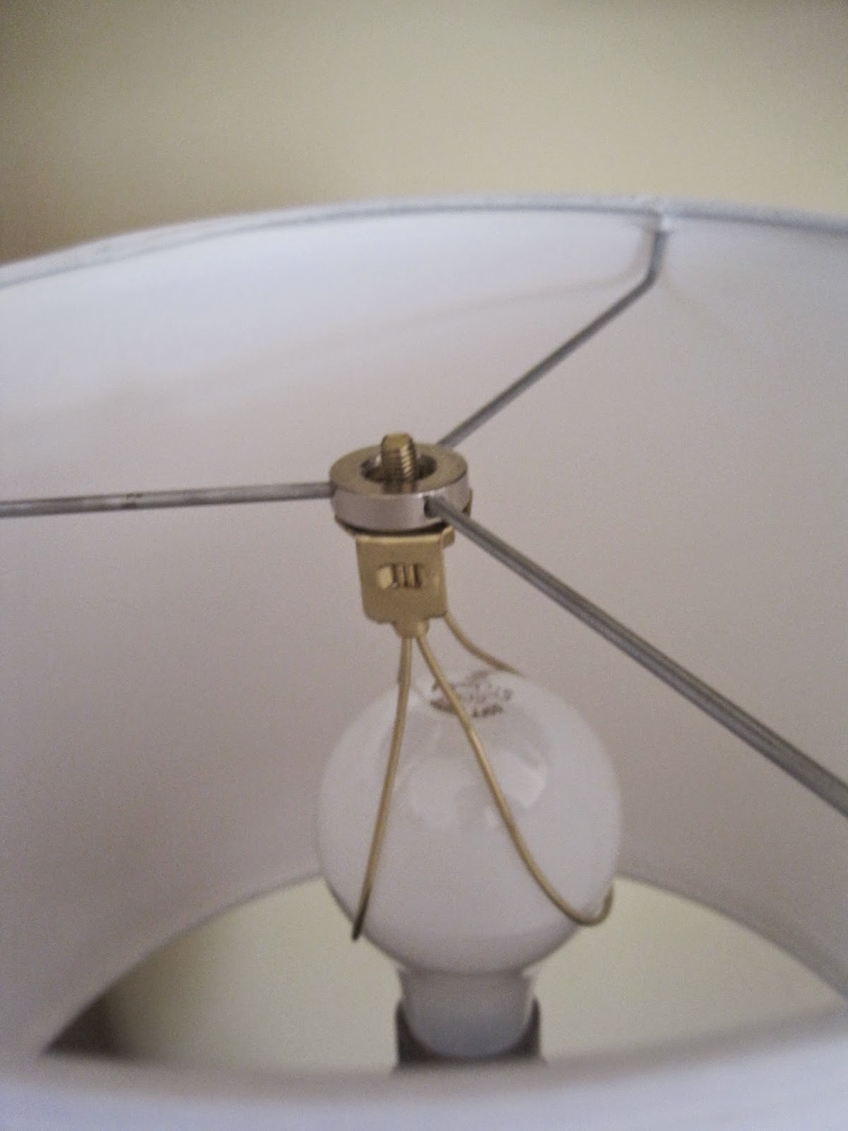 Decorated Chaos How to Modify Any Lamp Shade to Fit Your Lamp