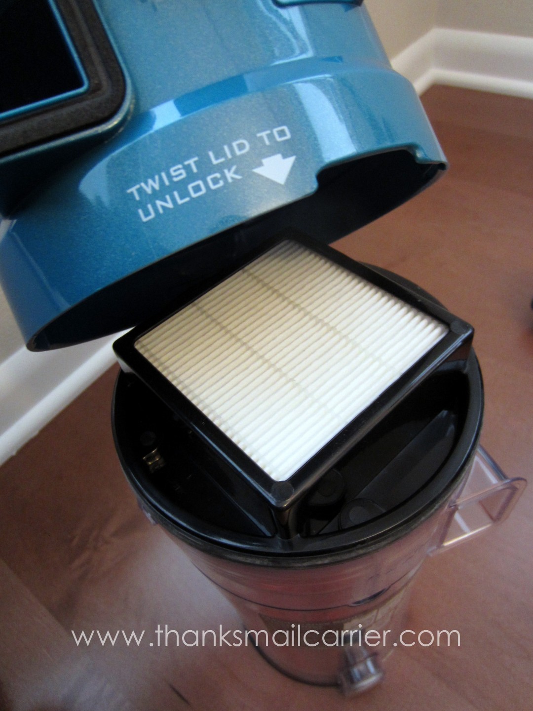 Thanks, Mail Carrier Hoover Nano Cyclonic Compact Bagless Upright