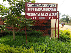 Entrance to Presidential Palace museum in Kigali.