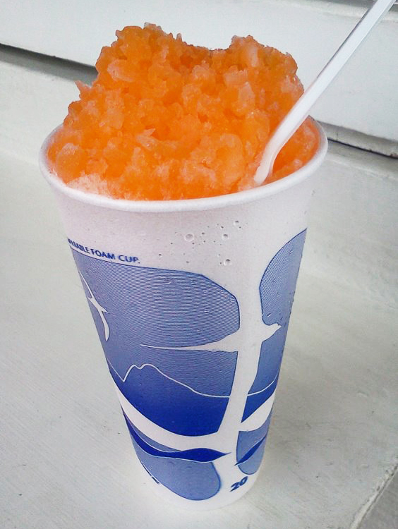 old fashioned egg custard snowball