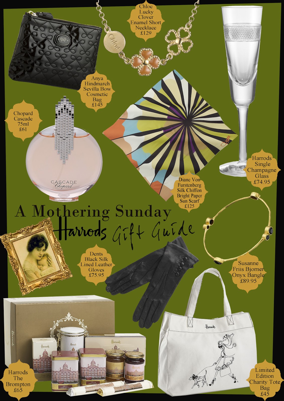 Mothering Sunday Special A Harrods Gift Guide by SarahHayley Owen