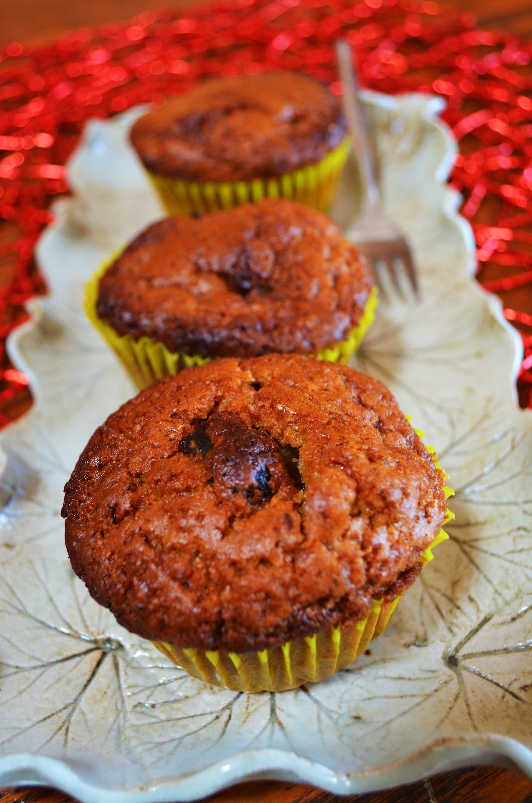 Gormandize Quadruple Hazelnut and Date Breakfast Muffins