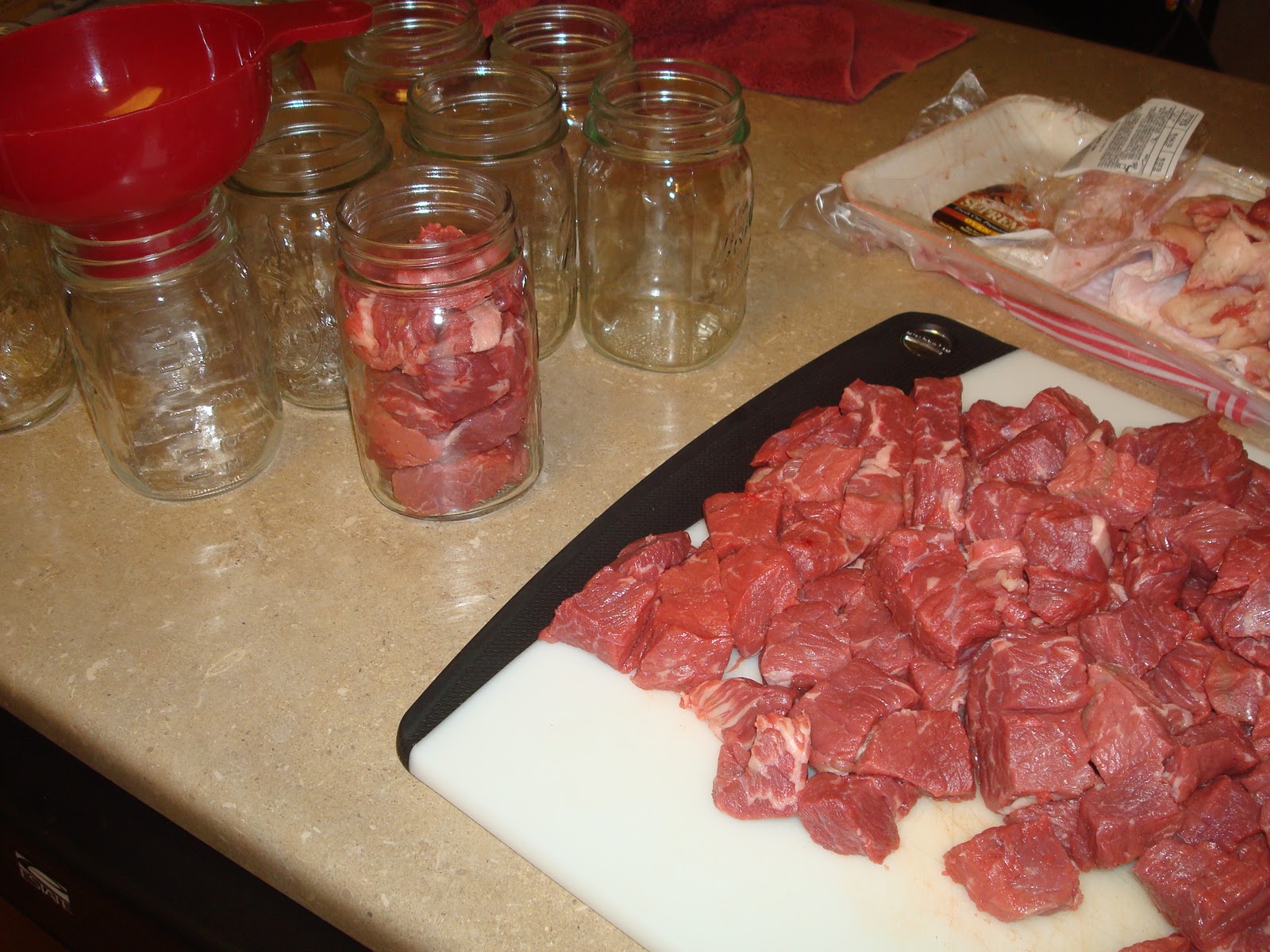 my family prepared How to Can Meat (Dry Pack Method)