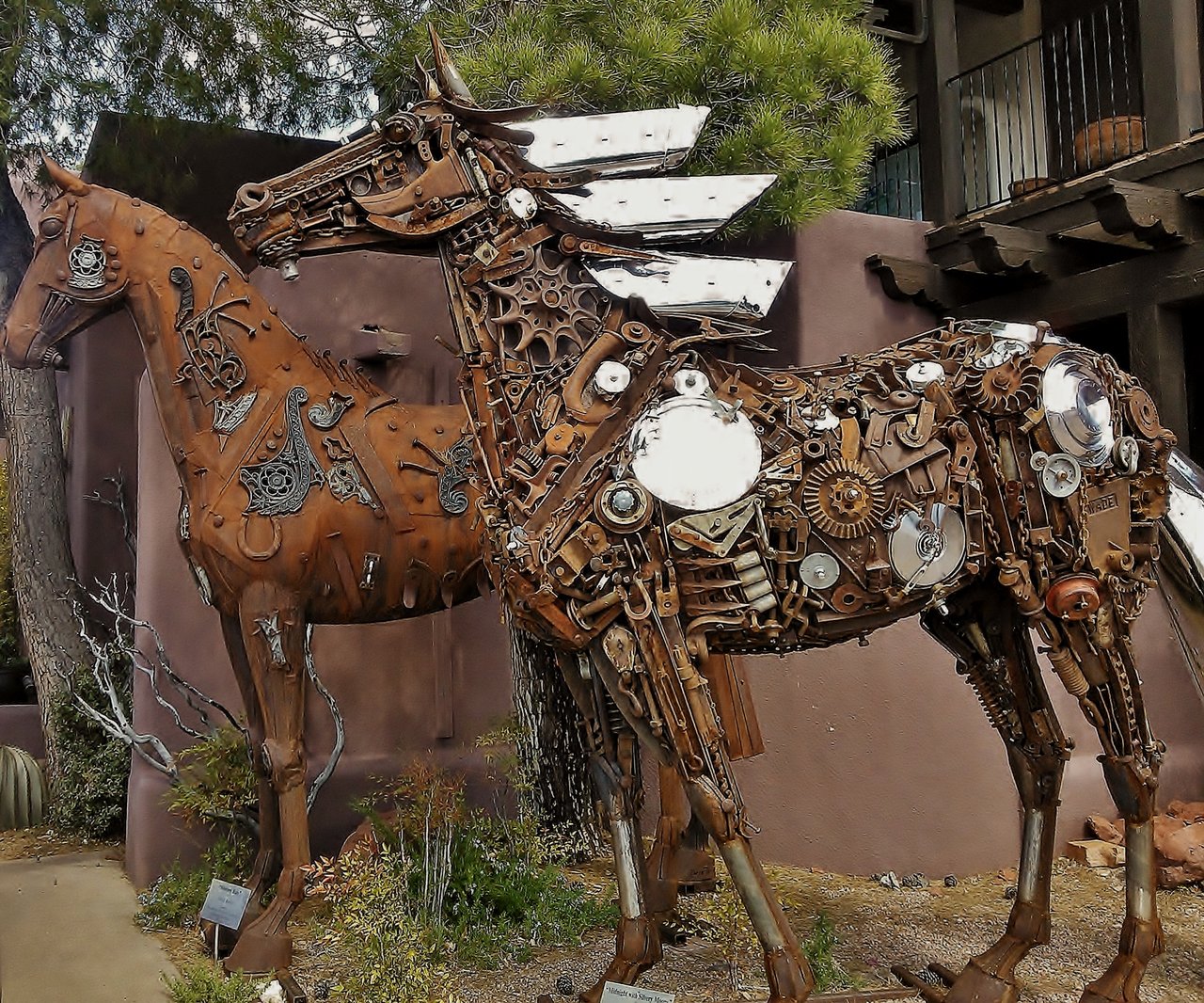 The Art Of UpCycling Steampunk Horse's, Scrap Metal Horses That look