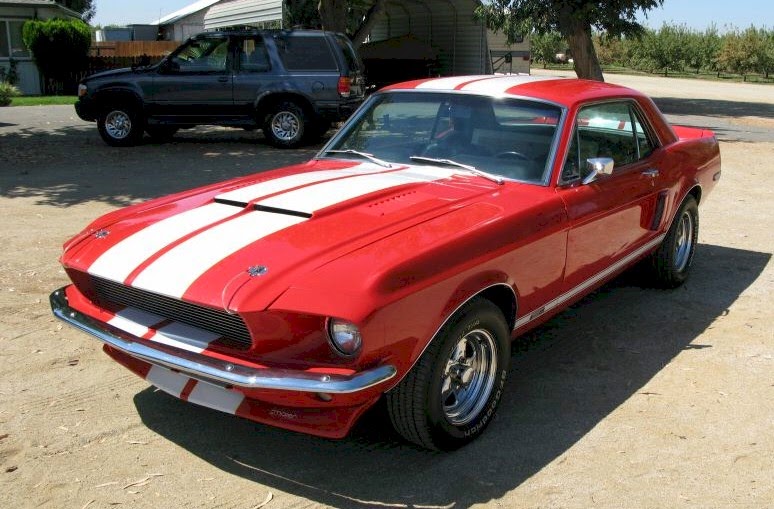 1968 Red Shelby Mustang