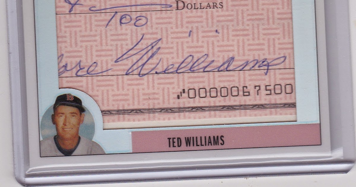 ted williams signature worth