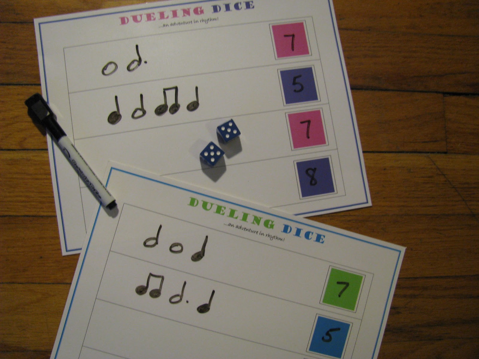 Notable Music Studio Dueling Dice!