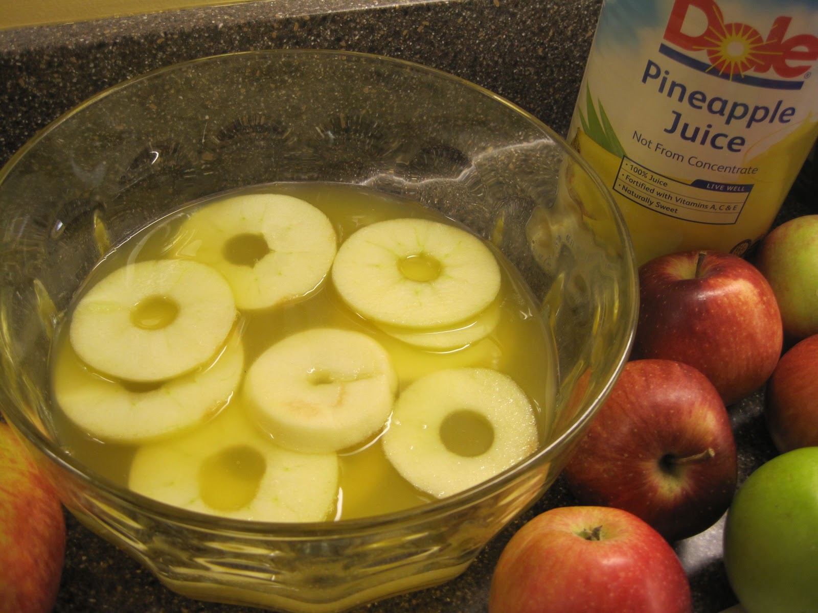 Spoons and Scissors Dehydrated Apples