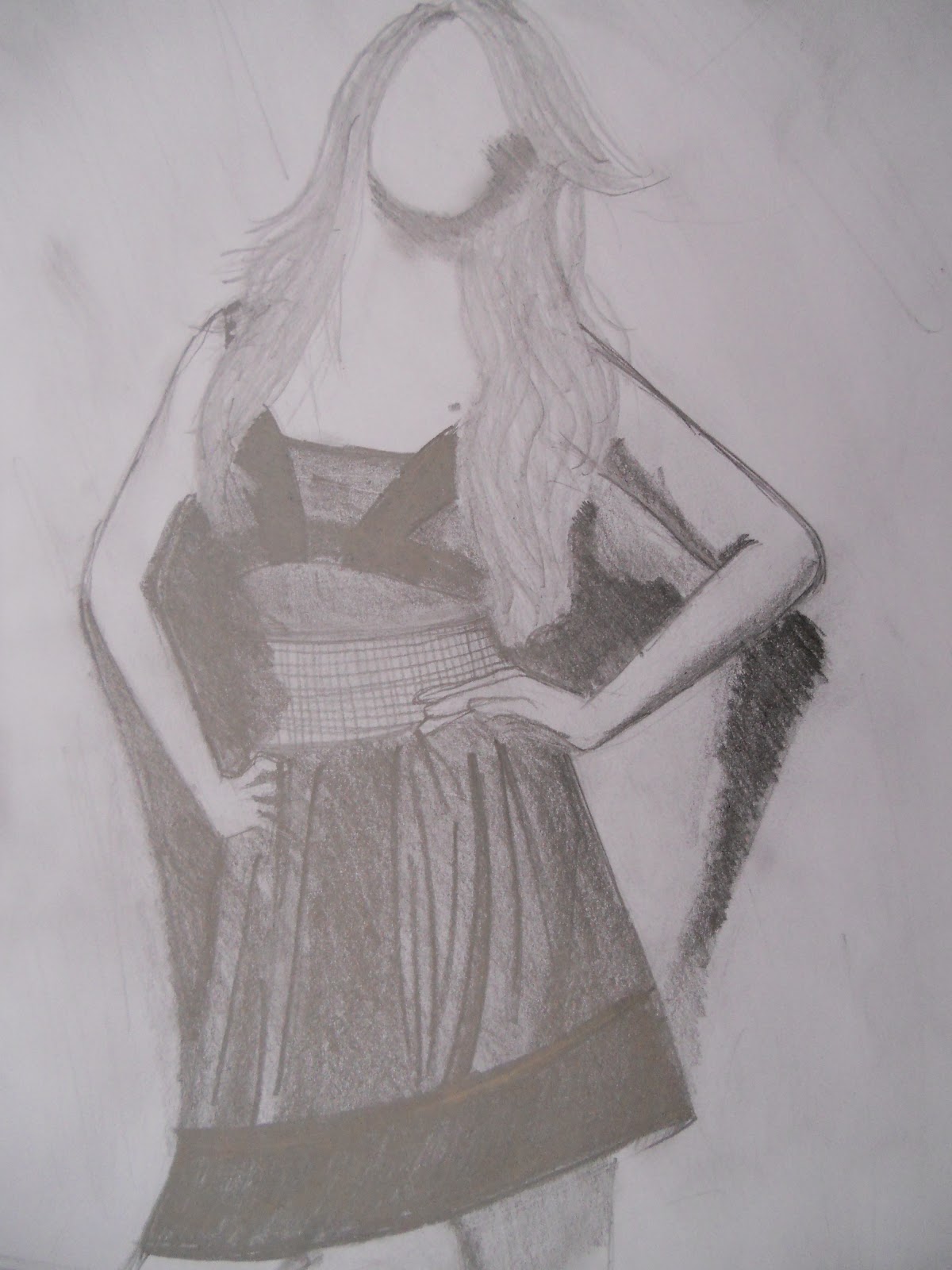 Lauren Being Artsy Shading and Pretty Dresses