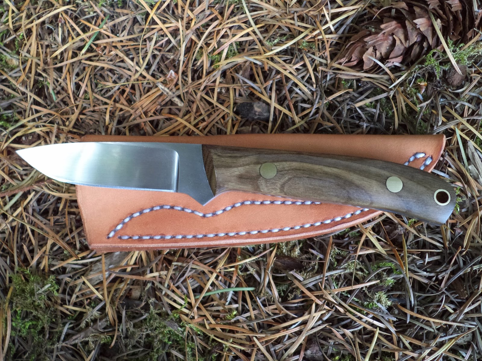 Baumgart Handmade Knives Myrtle Wood General Purpose Knife, Handle Finish, Knife Tests