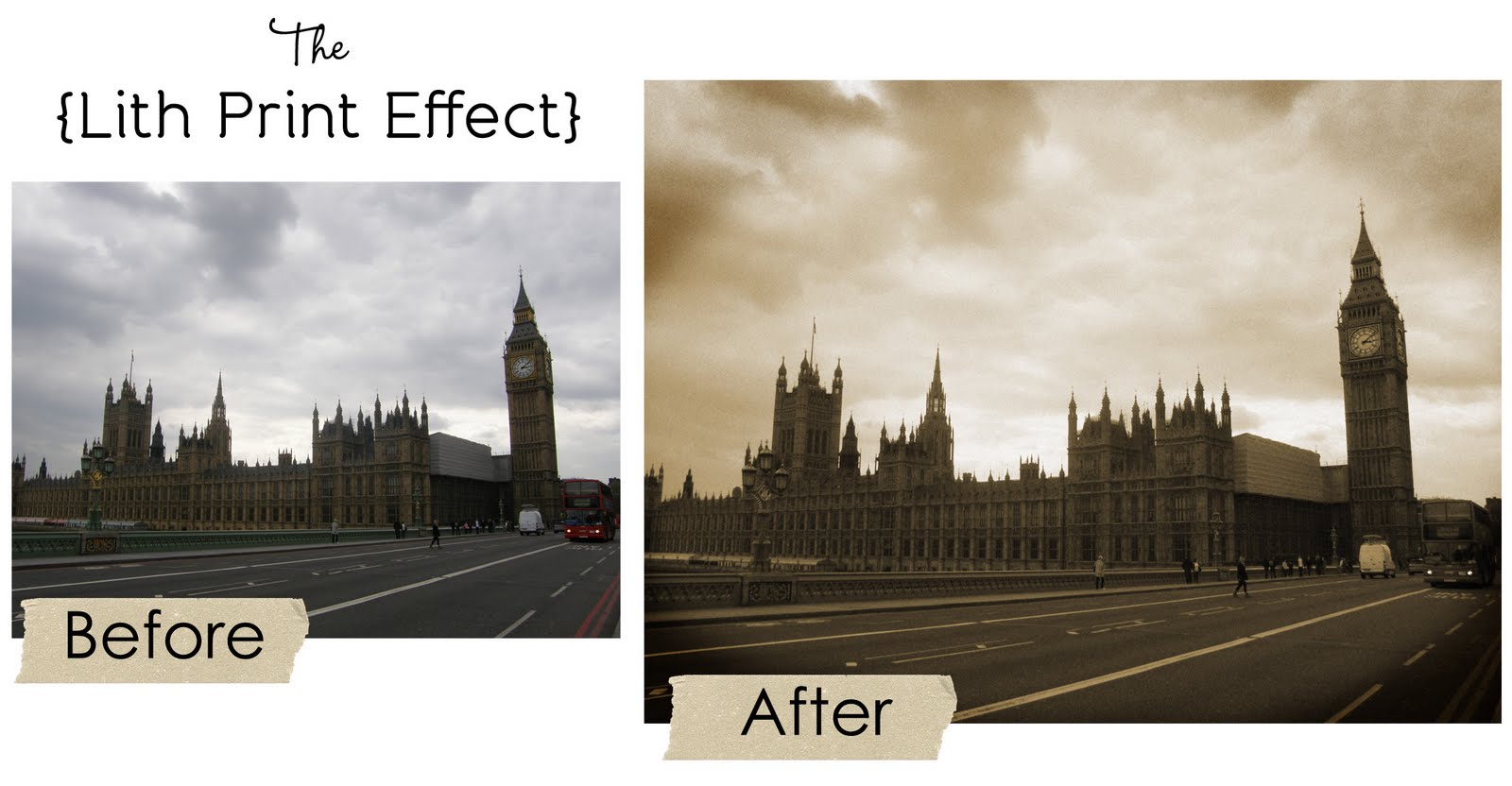 Graphic Sugar Corner} How to Create a Cool Lith Print Effect