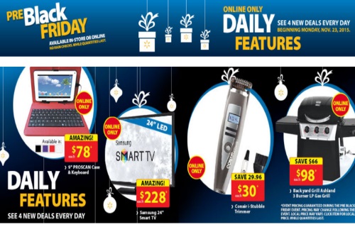 Walmart Pre-Black Friday Daily Daily Features