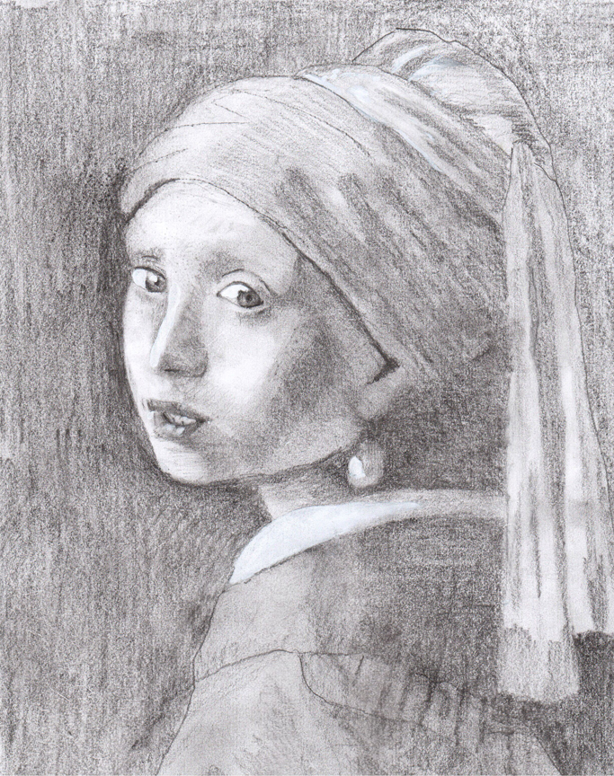 Basic Drawing Skills Girl With A Pearl Earring