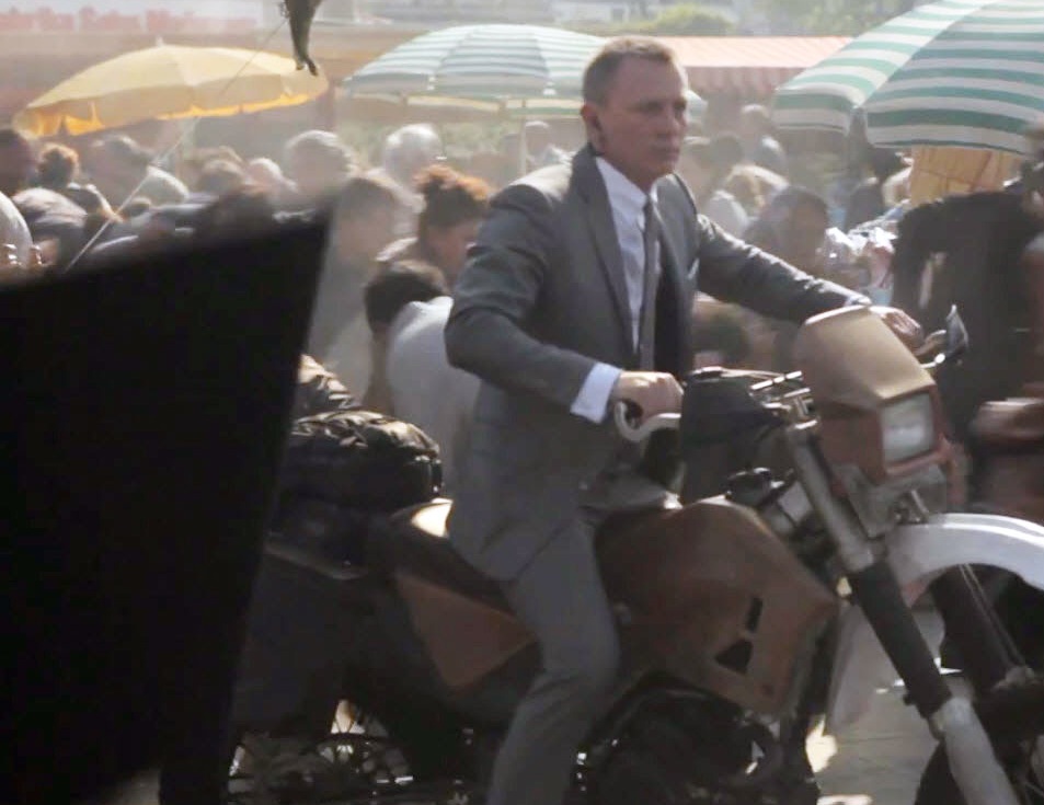 The Adventure Begins James Bond 007 Rides Honda CRF250R in Skyfall