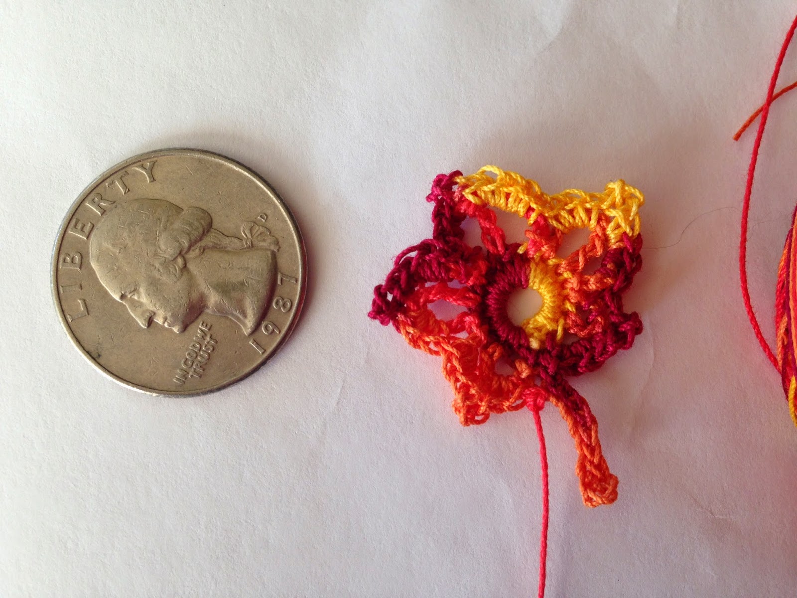 All Things Chateau de Savoy Fall Leaves Crochet Earrings